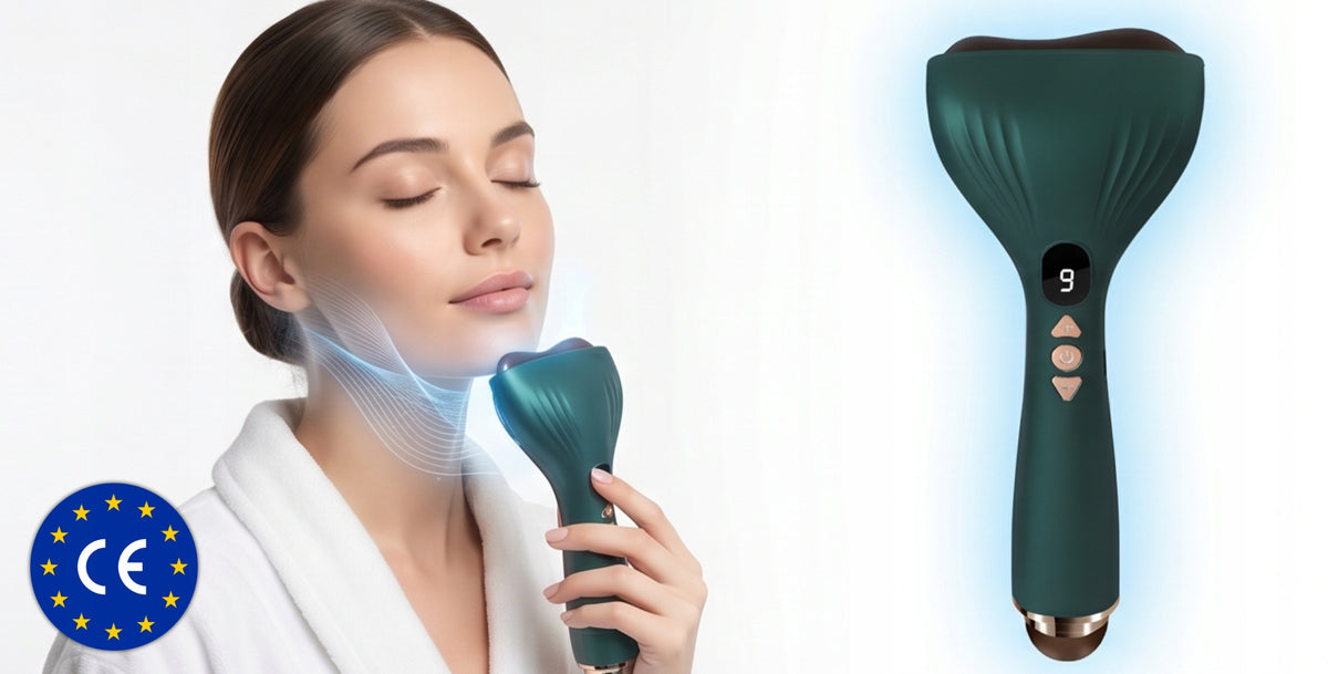 ELECTRIC MASSAGER FOR FACE GUASHA - K-009 - VIBRATING 9 LEVELS OF POWER Packaging status original