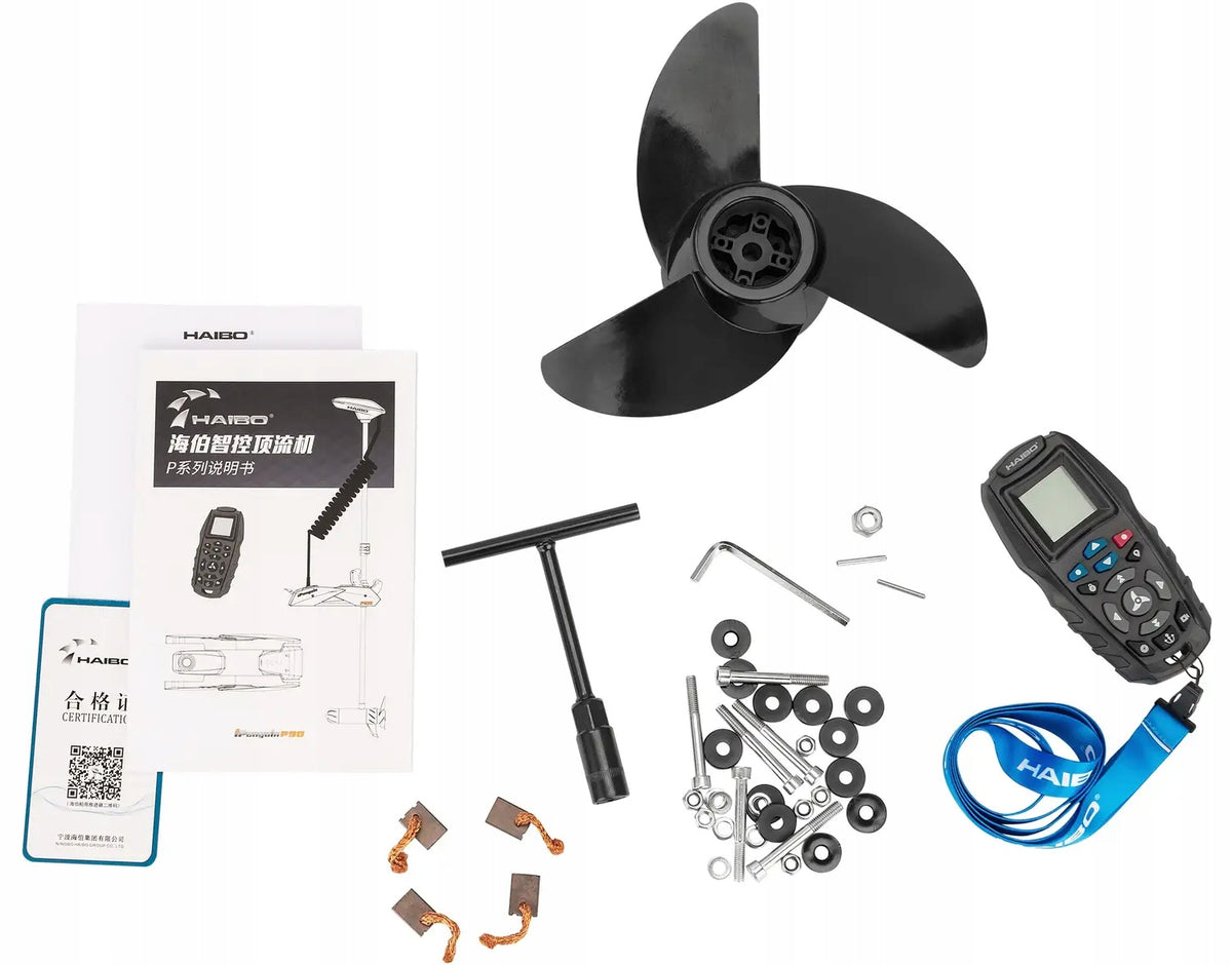ELECTRIC MOTOR HAIBO BOW WITH REMOTE CONTROL iPENGUIN P90 80" 203 cm Packaging status original