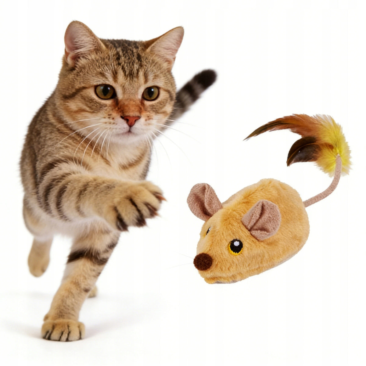 ELECTRIC MOUSE CAT TOY WASHABLE USB RECHARGEABLE