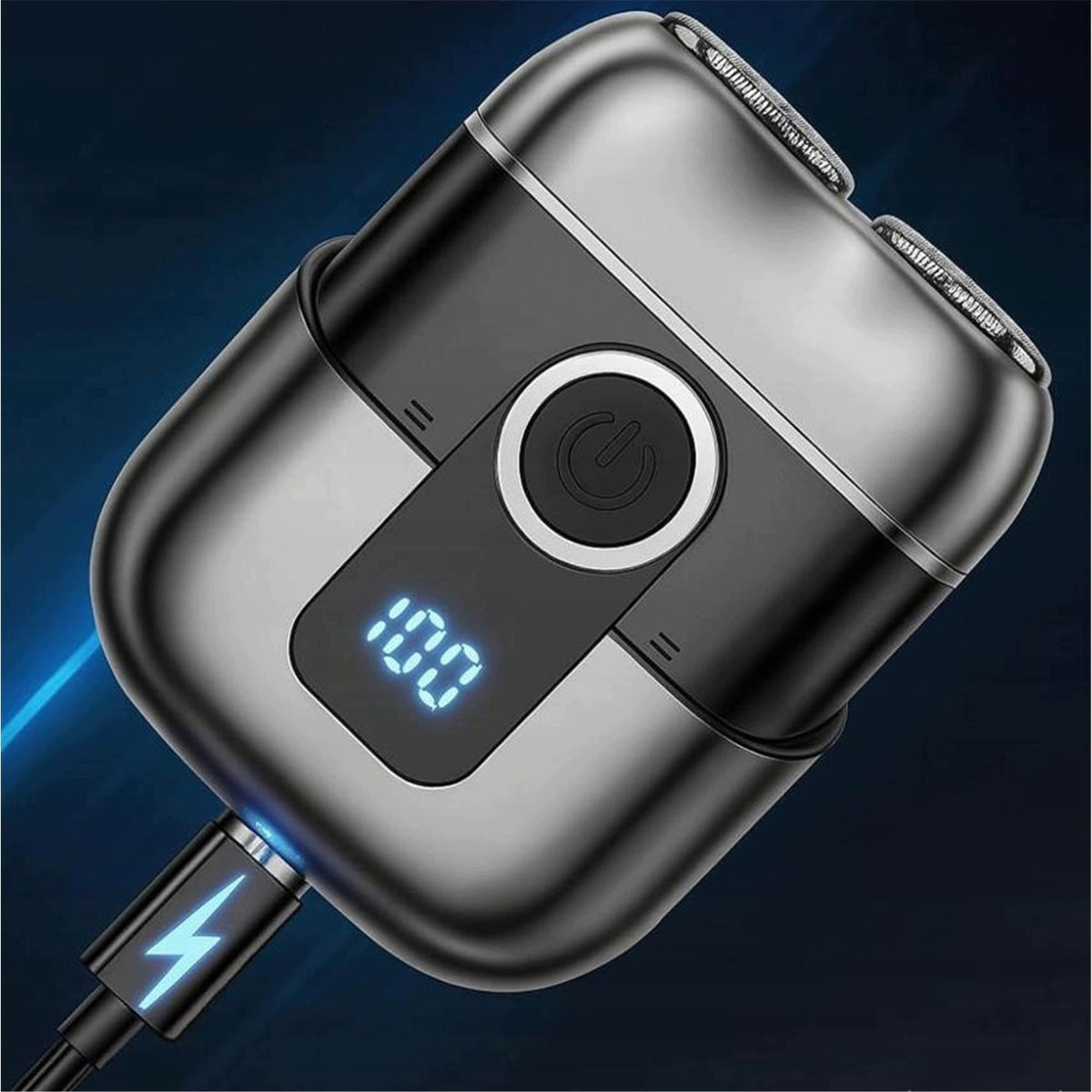 ELECTRIC POCKET SHAVER MINI FOR BEARD MALE IP6 LED DISPLAY Packaging status original