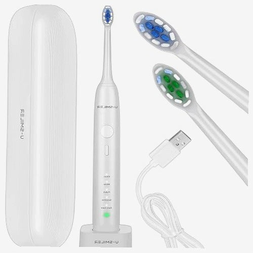 ELECTRIC SONIC TOOTHBRUSH 5 MODES 4 TIPS FOR HOME