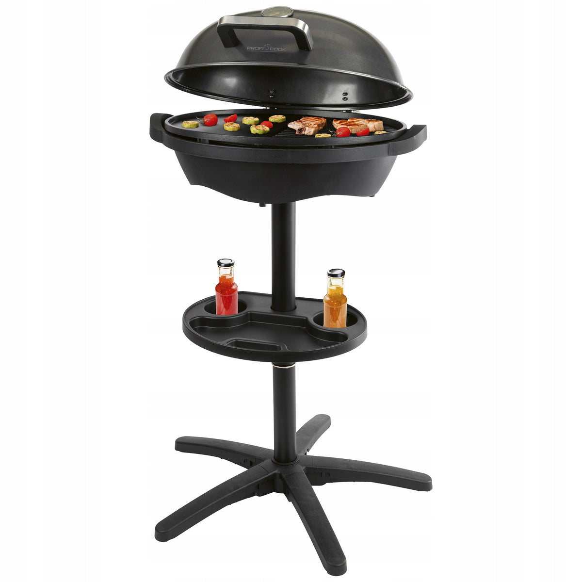 ELECTRIC STANDING AND TABLE GRILL WITH TEMP REGULATION PROFICOOK PC-BQS 1303 Power rating 2400 W