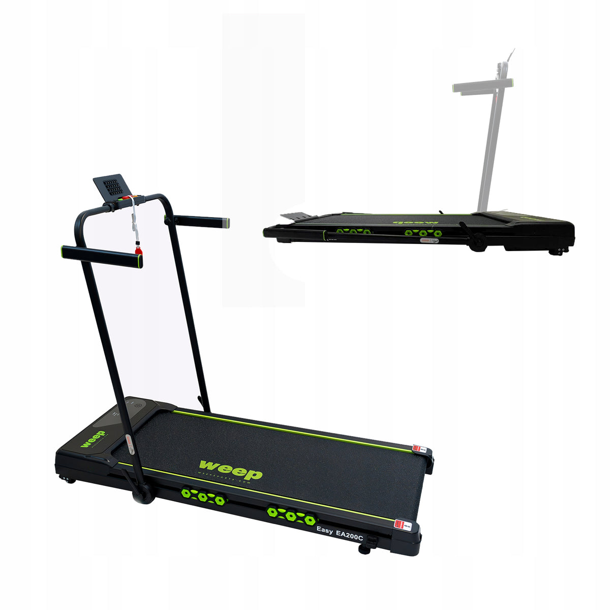ELECTRIC TREADMILL FOLDING UNDER THE BED WEEP AUTO RISE CUSHIONING 12km/h Packaging status original