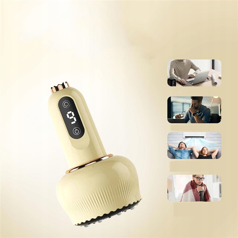 ELECTRIC VACUUM BUBBLE MASSAGER 18 LEVELS SUCTION HEATING LED USB Packaging status original