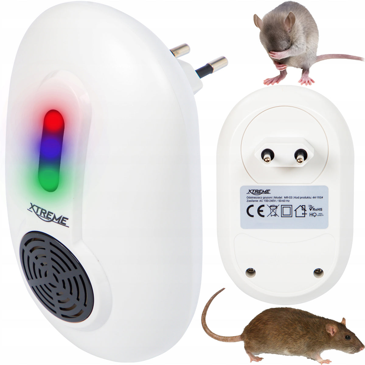 ELECTROMAGNETIC ULTRASONIC RODENT REPELLENT KUN MICE RATS