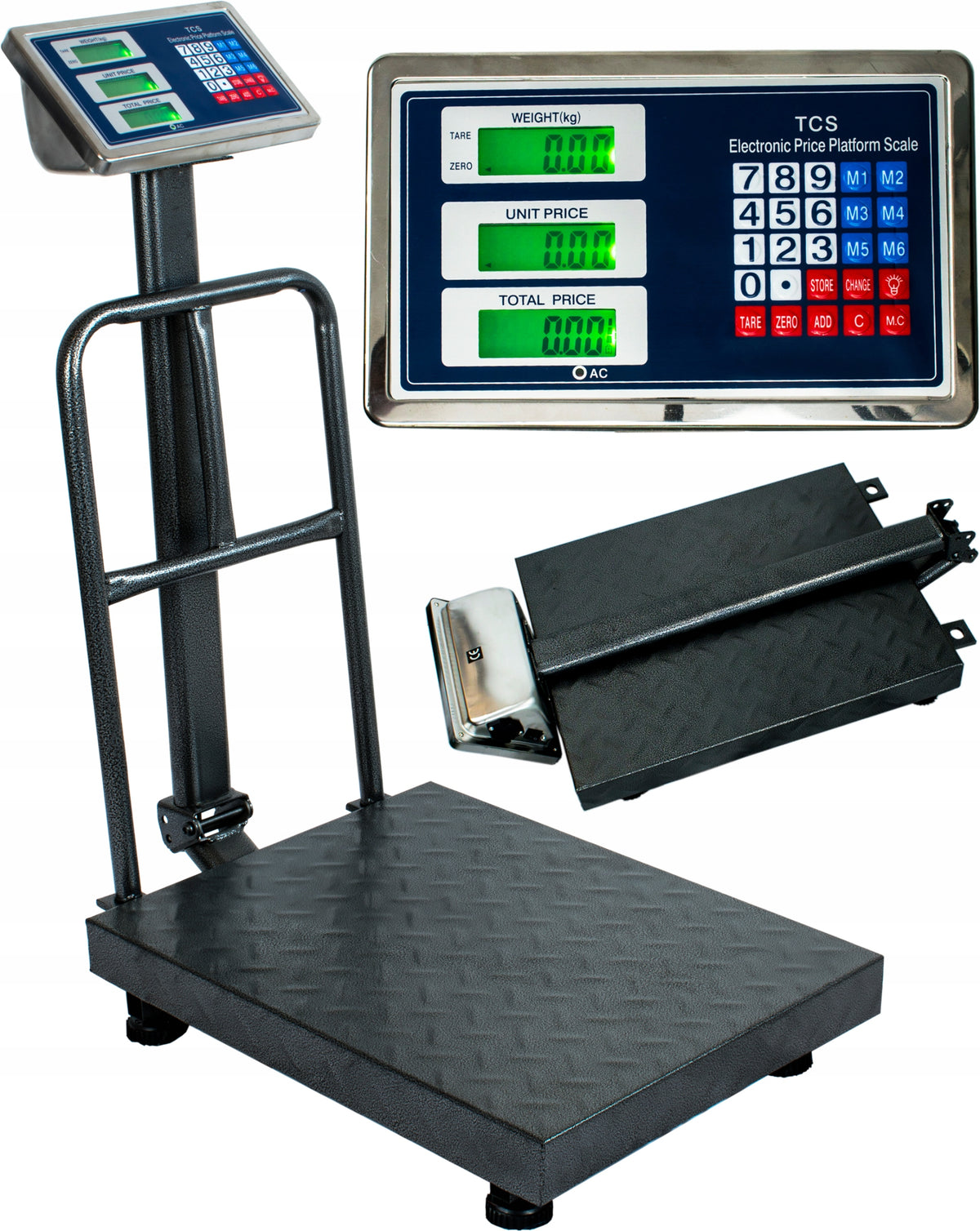 ELECTRONIC PLATFORM WAREHOUSE SCALE 150KG FREIGHT BACKREST