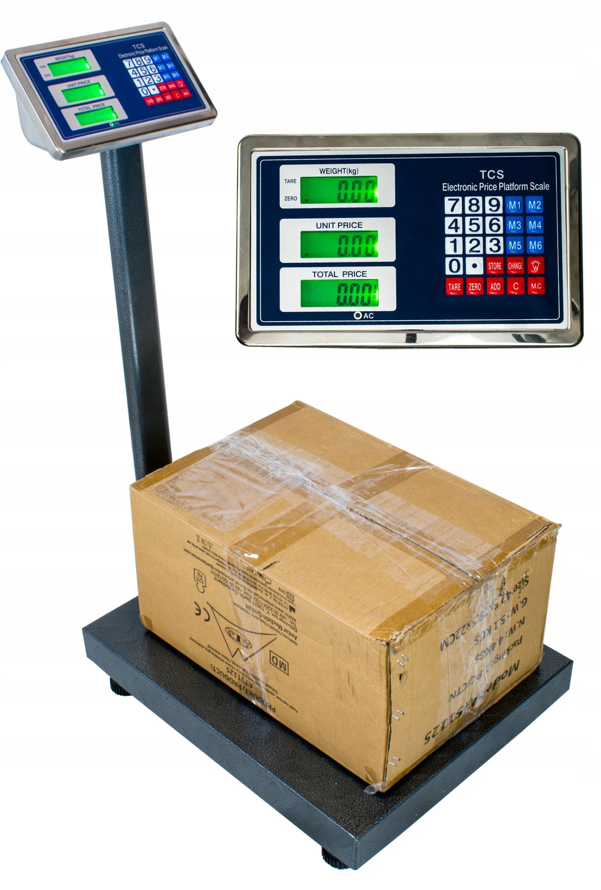 ELECTRONIC WAREHOUSE SCALE PLATFORM GOODS 100KG BIELSKIE WAGI