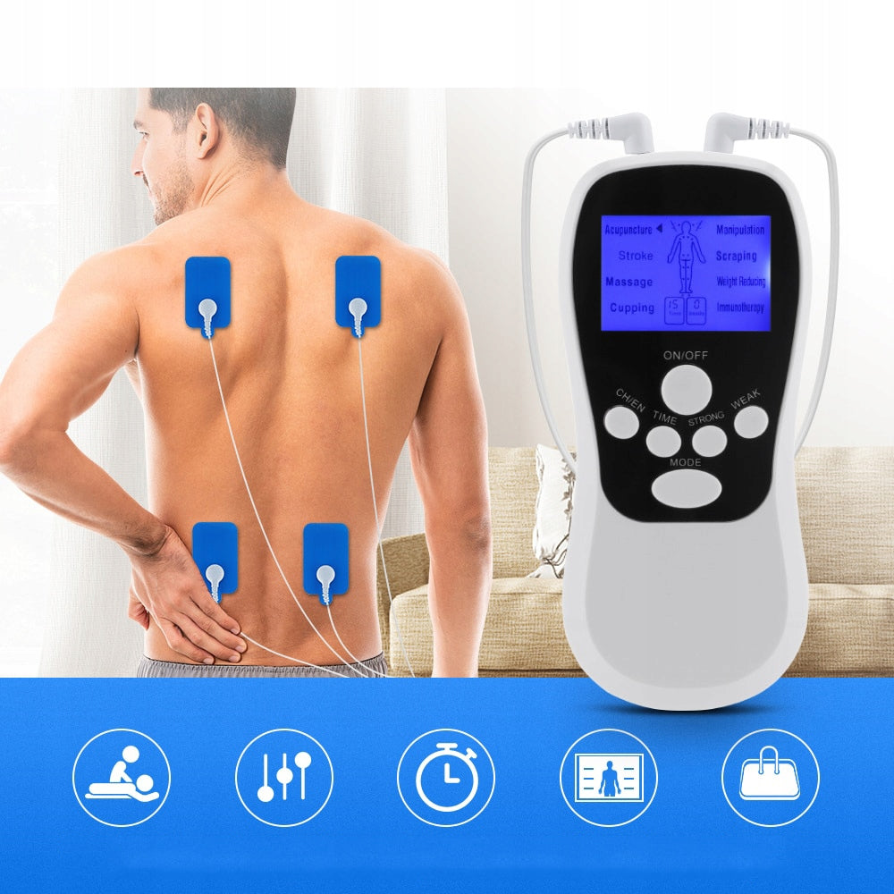 ELECTROSTIMULATION MASSAGER 2 CHANNELS WITH 8 THERAPY PROGRAMS Brand Bedee