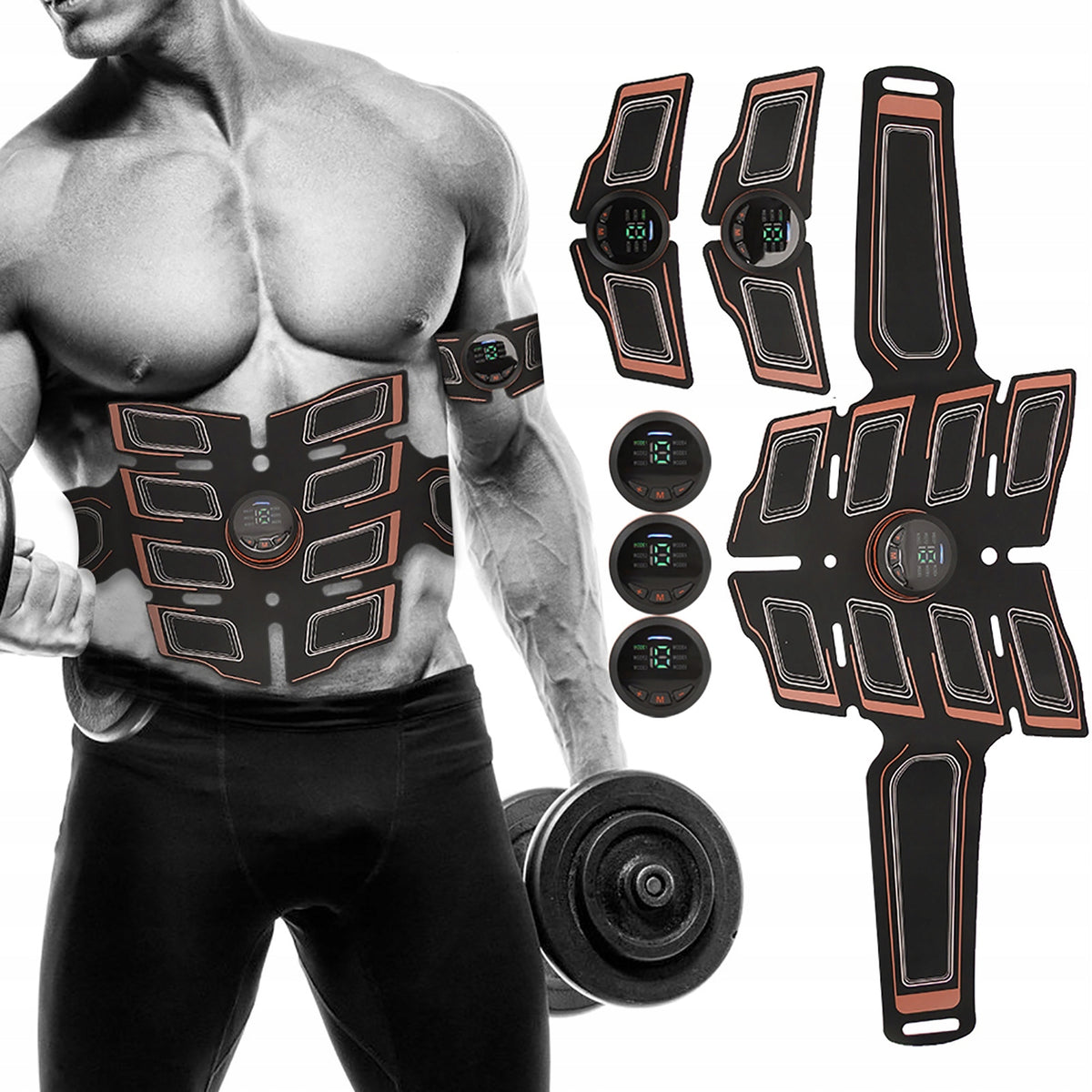ELECTROSTIMULATOR EMS ABDOMINAL MUSCLES BELT
