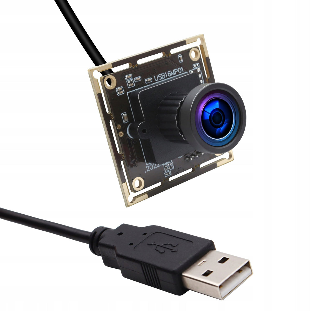 ELP 16MP Ultra HD Wide Angle 110° USB Camera Without Distortion