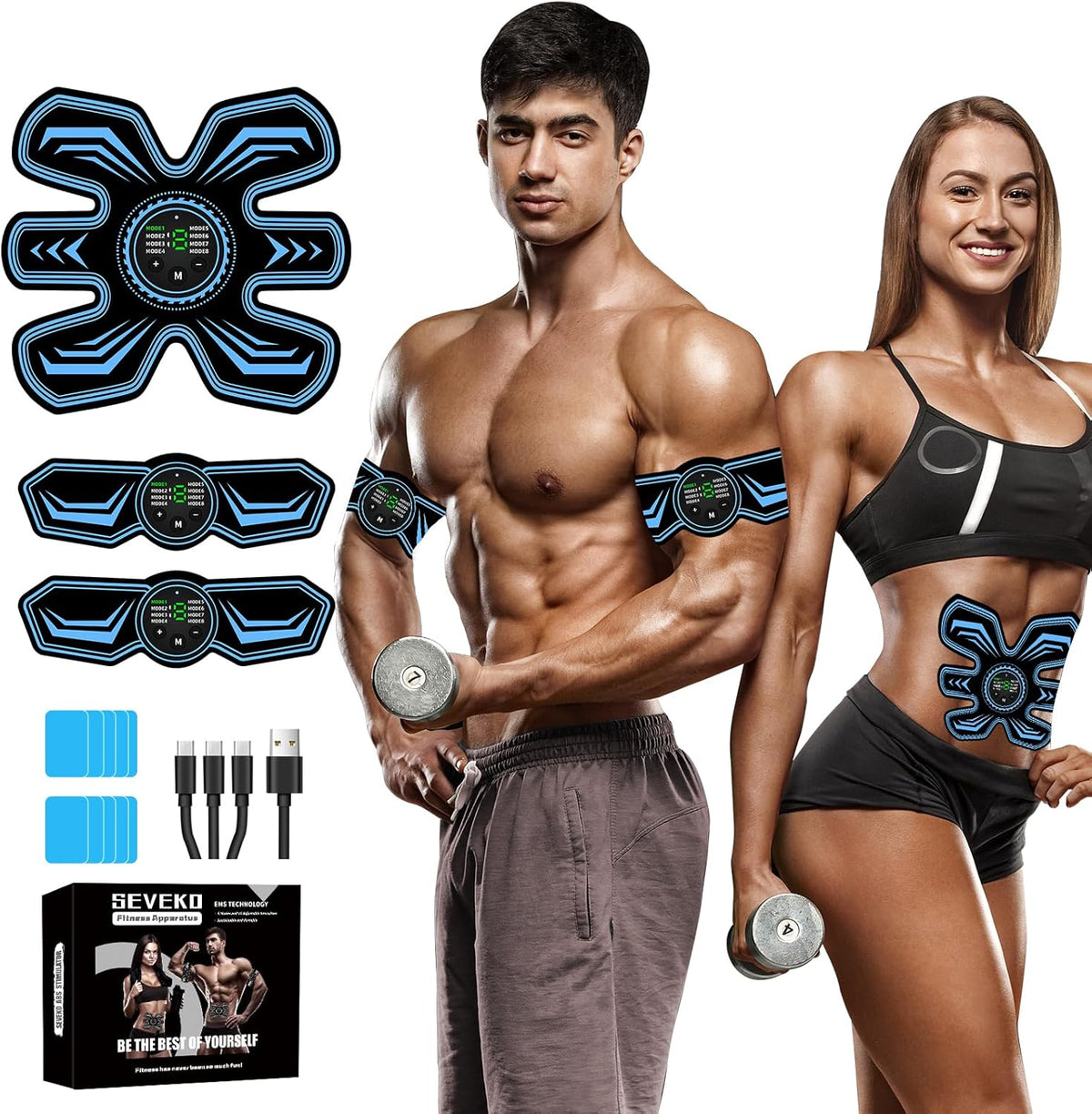 EMS MUSCLE ELECTROSTIMULATION BELT