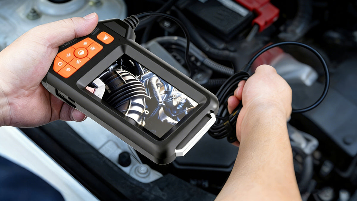 ENDOSKOP INSPECTION CAMERA SCREEN 4.3" LCD 5m 8 LED 8mm WATERPROOF Manufacturer code 31103825-1