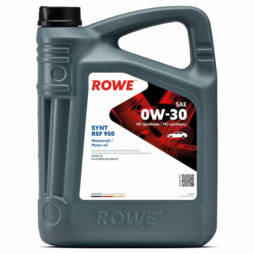 ENGINE OIL ROWE HIGHTEC SYNT RSF 950 0W-30 5L Packaging volume 5 l