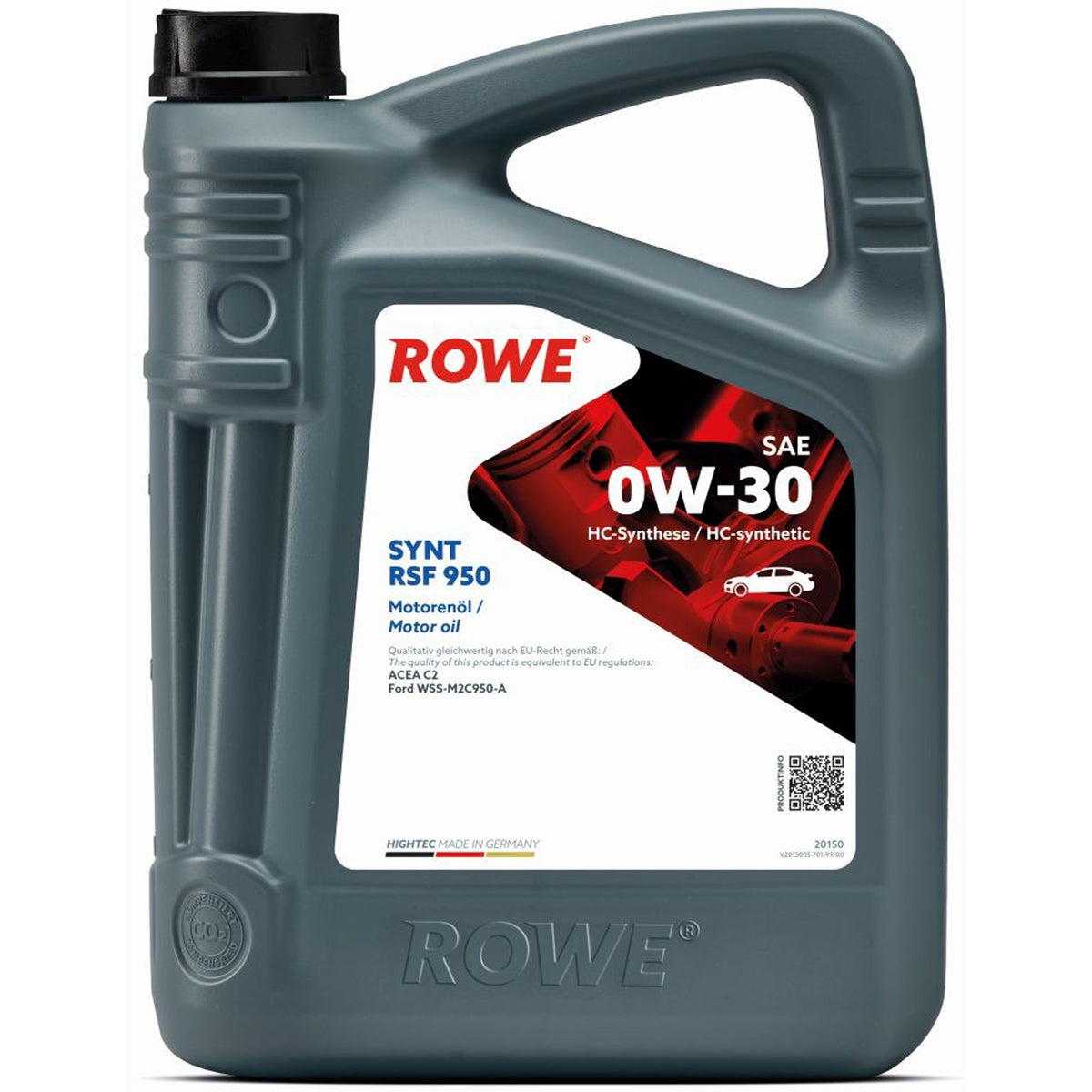 ENGINE OIL ROWE HIGHTEC SYNT RSF 950 0W-30 5L