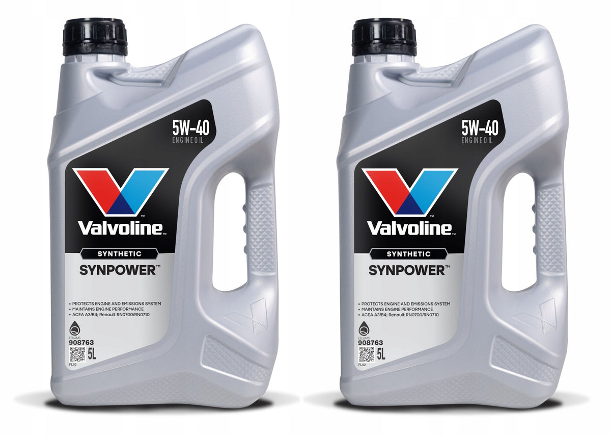 ENGINE OIL VALVOLINE SYNPOWER 5W40 API SN SYNTHETIC 10L ( 5L + 5L )