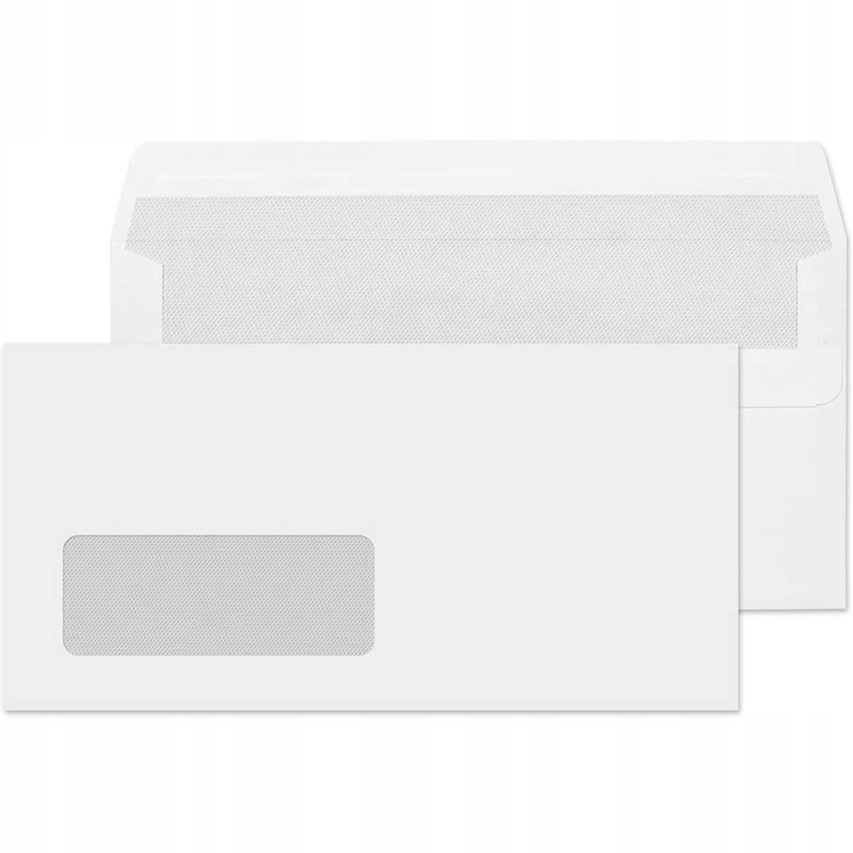 ENVELOPE WITH WINDOW white SELF ADHESIVE paper BONG OFFICE envelopes