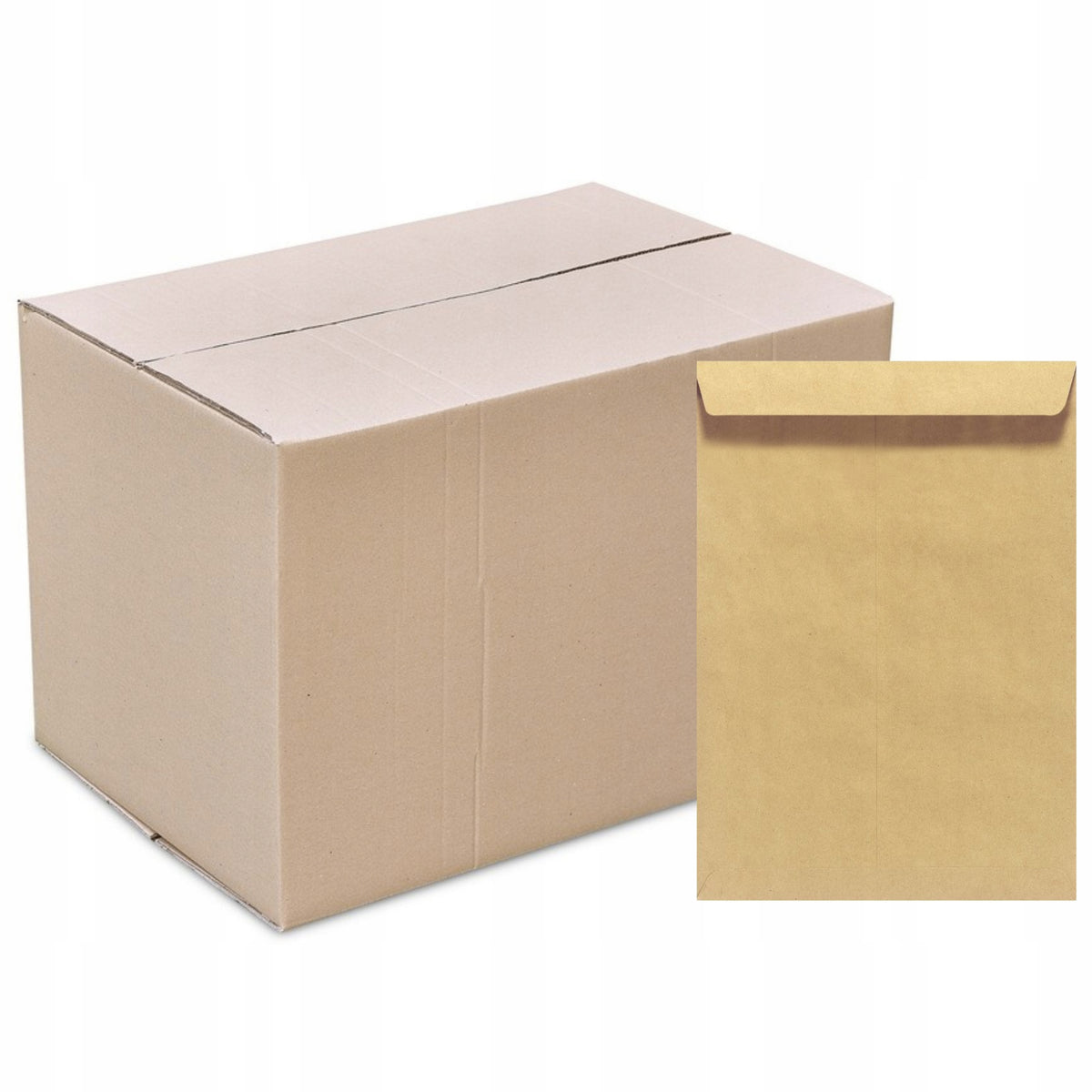 ENVELOPES B5 GREY SELF-ADHESIVE CARTON 500 PIECES NC KOPERTY