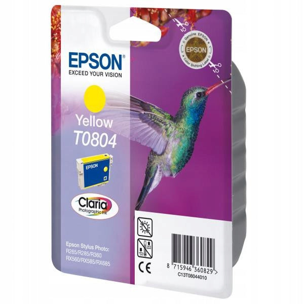 EPSON T0804 CARTUCCIA D'INCHIOSTRO, COLOURE GIALLO Packaging status original
