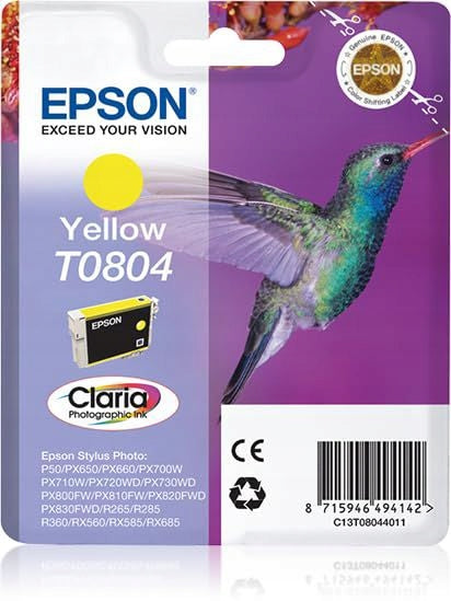 EPSON T0804 CARTUCCIA D'INCHIOSTRO, COLOURE GIALLO