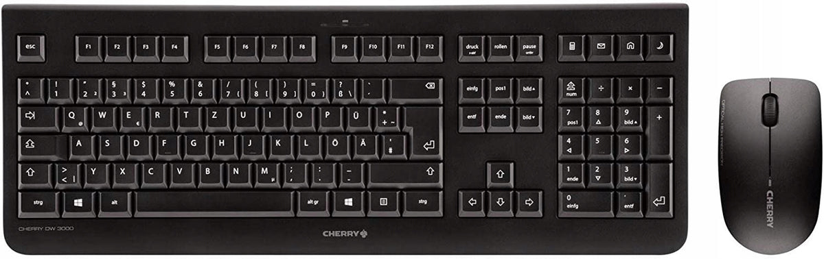 ERGONOMIC WIRELESS KEYBOARD + MOUSE CHERRY DW3000 SET