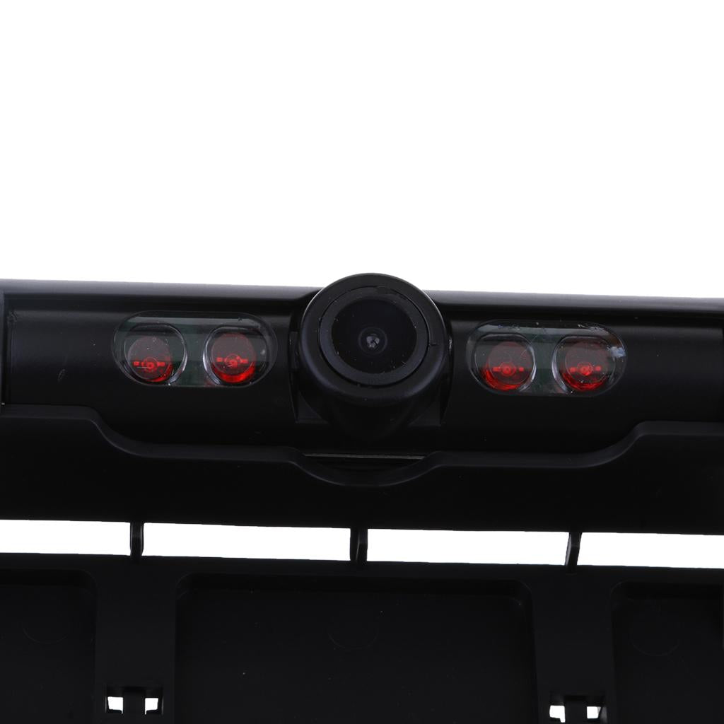 EU Car Frame Rear View Backup Parking Camera 7 Degrees View Field 4LED Packaging status original