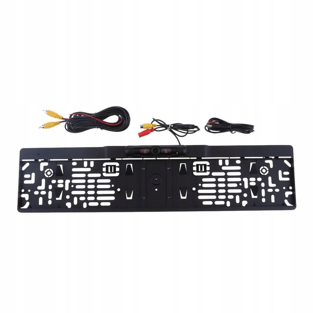 EU License Frame Backup Camera, 7 Degree Rearview Camera, Night Vision, 4 Packaging status original
