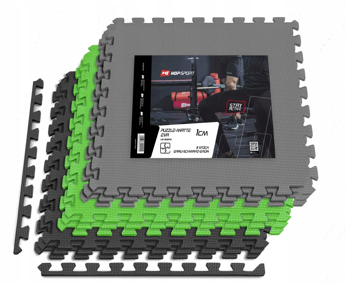 EVA puzzle mat durable protective non-slip 1cm - 9 pieces