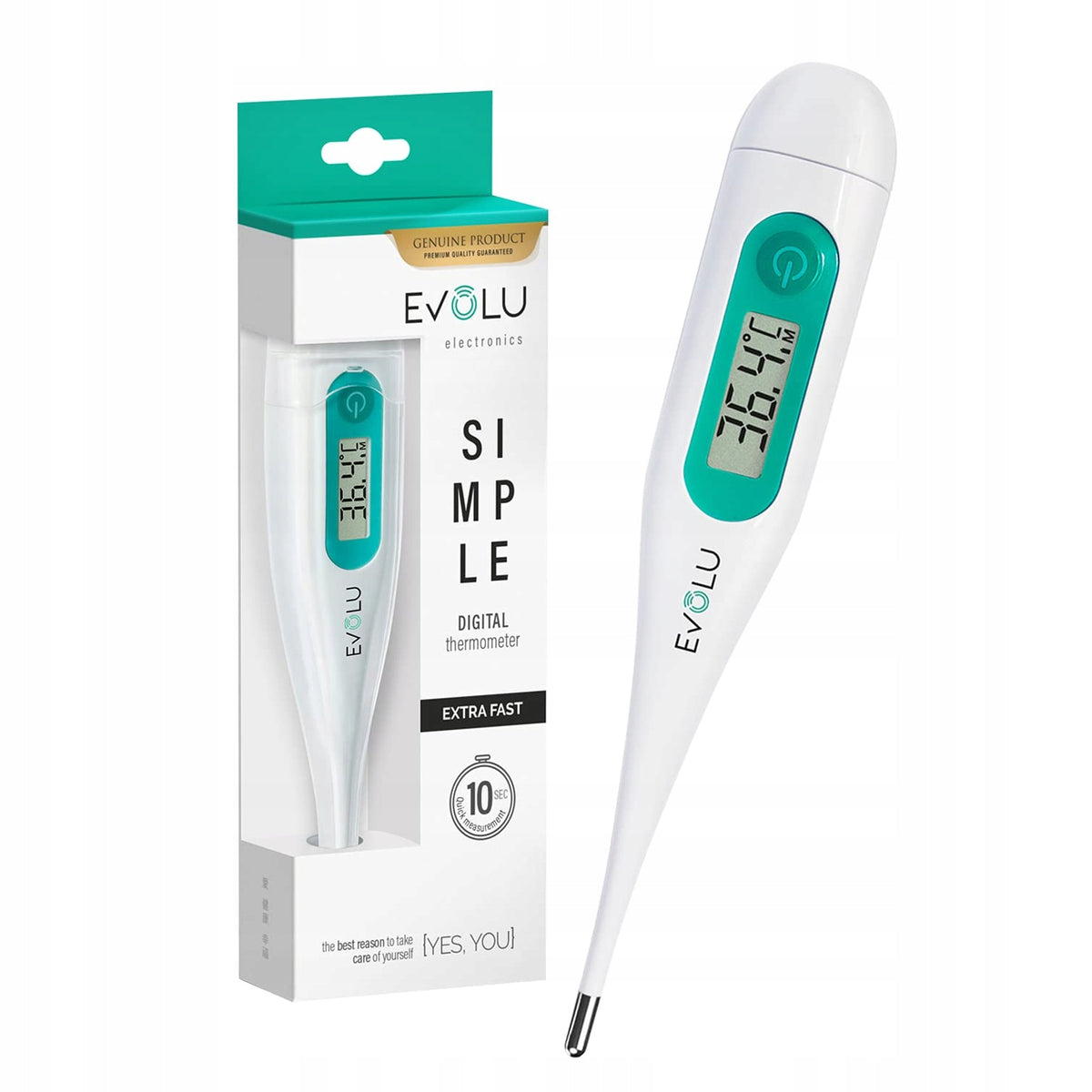 EVOLU WATERPROOF DIGITAL THERMOMETER