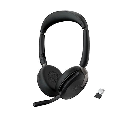 EVOLVE2 65 FLEX BLUETOOTH WIRELESS HEADPHONES FOR WORK OFFICE HOME