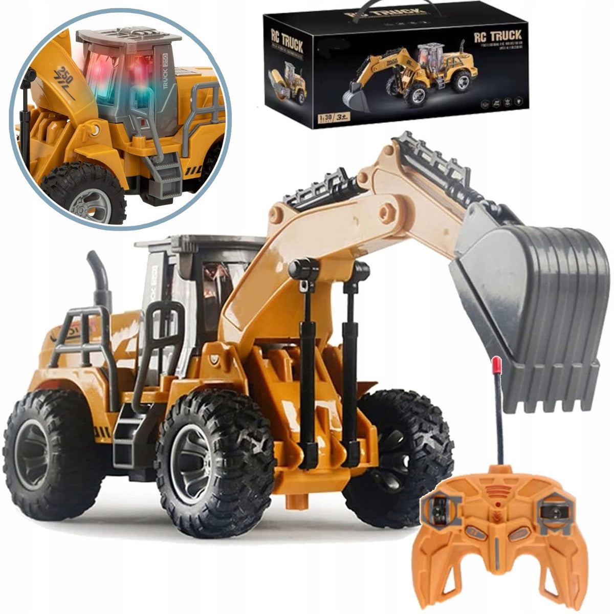 EXCAVATOR REMOTE CONTROLLED REMOTE CONTROL CONSTRUCTION MACHINE RC TOY FOR CHILDREN
