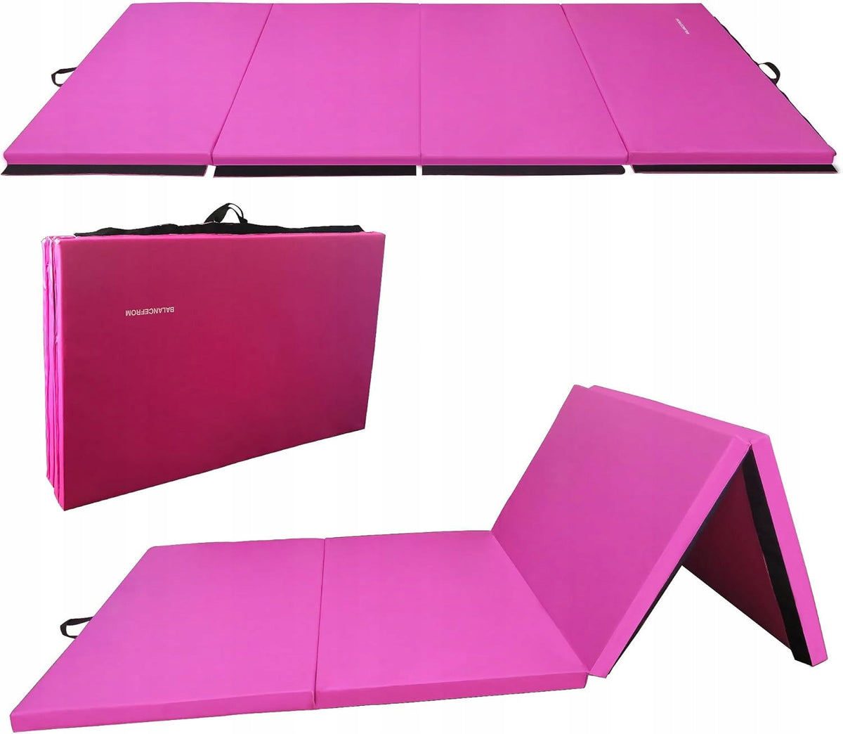 EXERCISE MAT FOLDABLE 2,4M X 1,2M FOAM EPE 5CM ANTI-SLIP