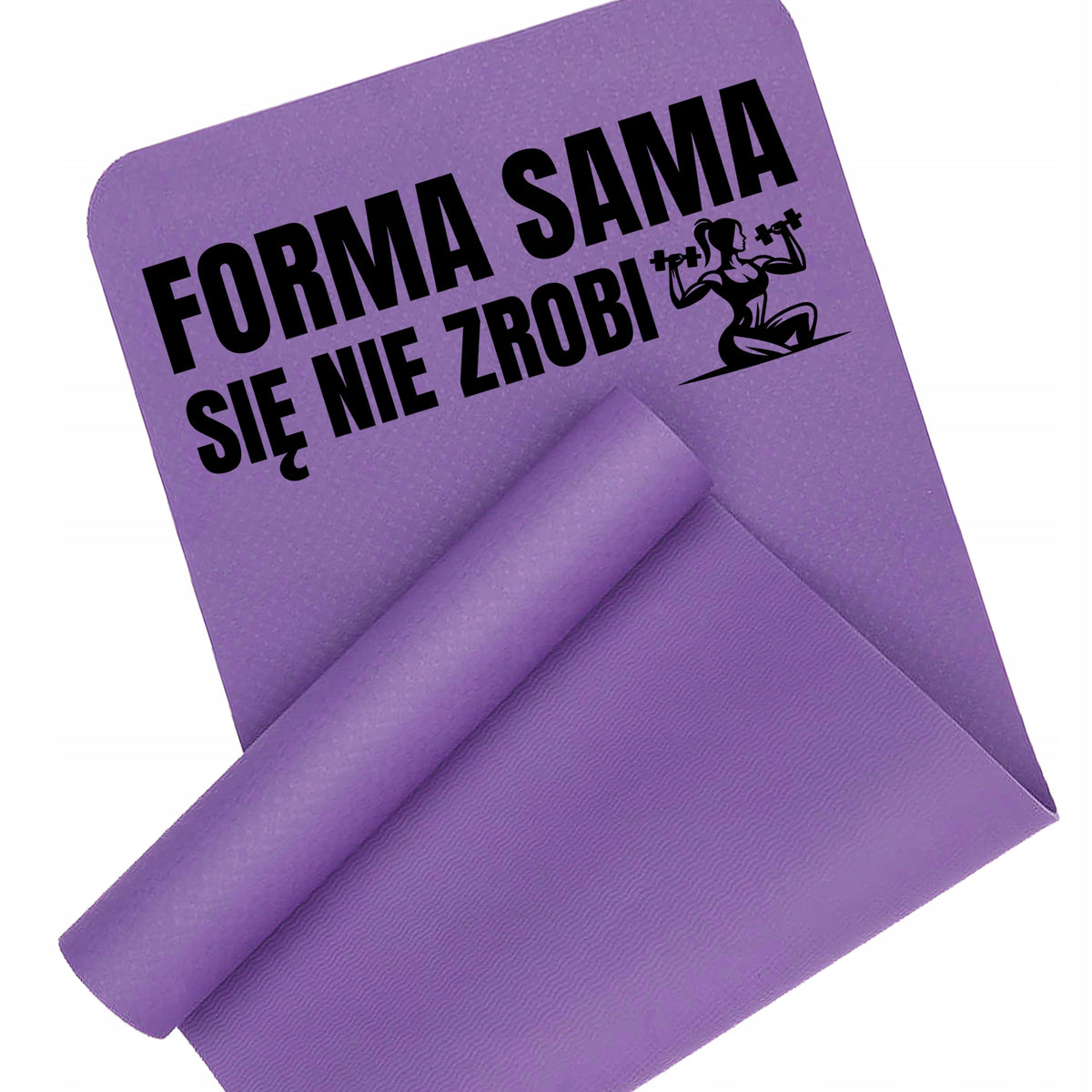 EXERCISE MAT PURPLE FORM WILL NOT DO FITNESS TRAINING FOR THE GYM