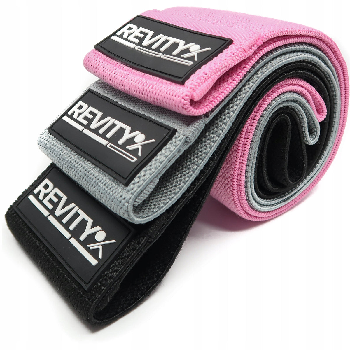 EXERCISE RUBBER MATERIAL MINI HIP BAND TAPE SET OF 3 BUTTOCK RUBBERS Packaging status original
