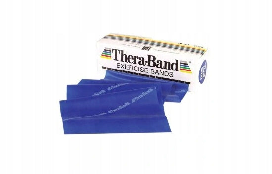 EXERCISE TAPE THERABAND RUBBER BLUE 2,5M