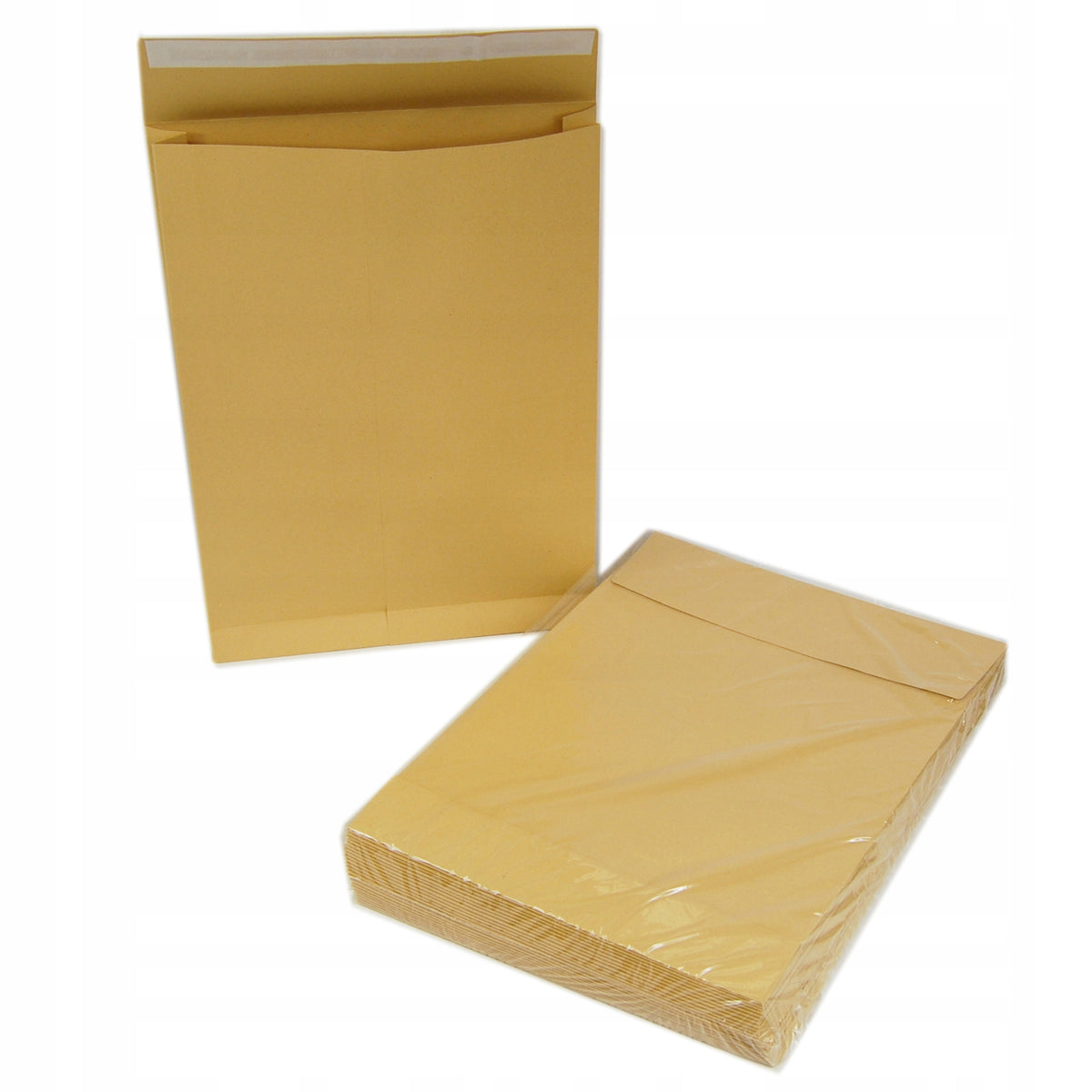 EXPANDABLE ENVELOPE B4 RBD BROWN HK WITH STRAP 25 PIECES