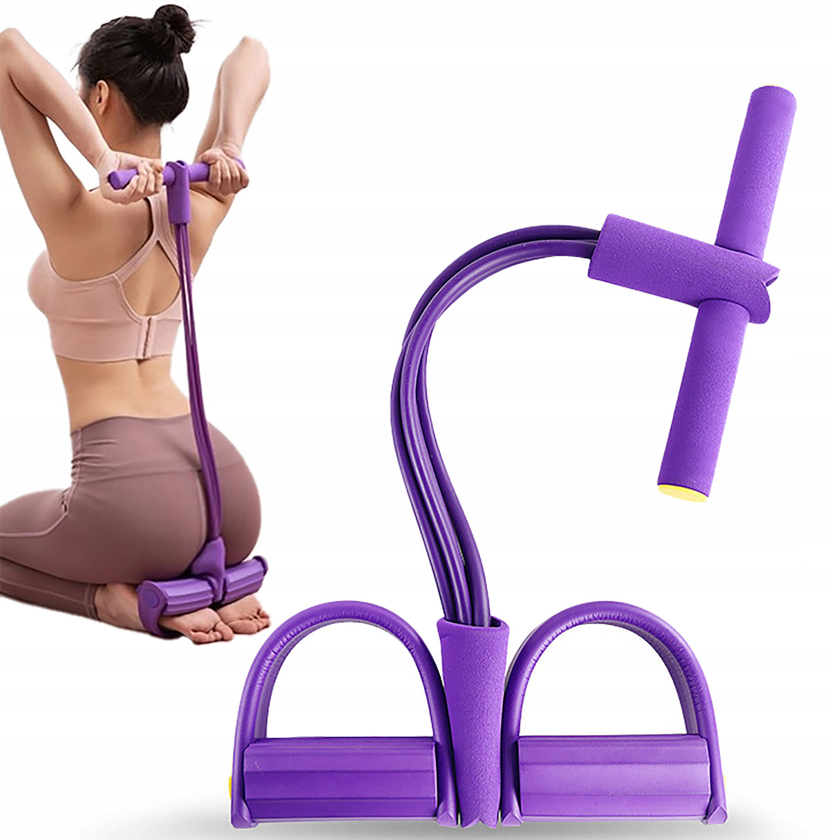 EXPANDER RESISTANCE RUBBER FOR WOMEN TO EXERCISE ARM THIGH LEG TRAINING