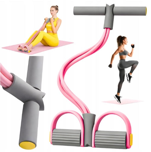 EXPANDER TAPE FITNESS EXERCISE RUBBER FOR WOMEN ABDOMINAL LEGS FIRMING