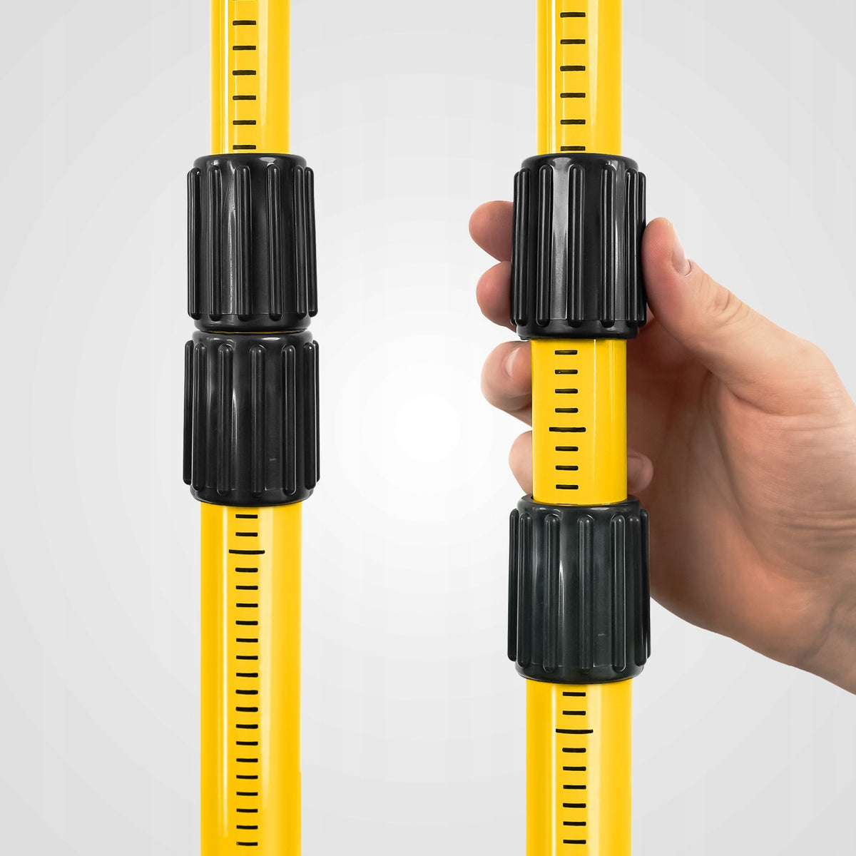 EXPANSION POLE FOR LASER 3M LEVEL BAR TRIPOD WITH GRADUATION + ADAPTER Packaging status original