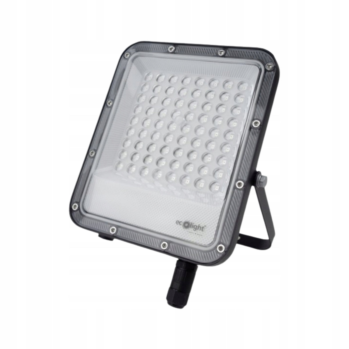 Eco Light LED Floodlight PREMIUM Grey with Color Palette 50W RGB IP65
