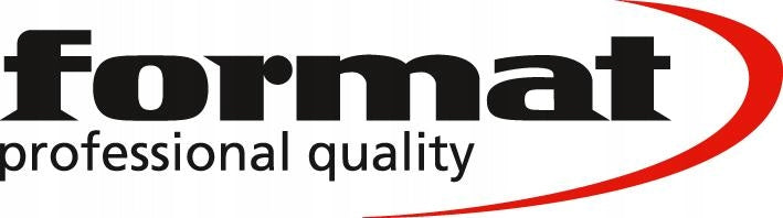 Edge ruler INOX 300mm DIN 874/00 VA FORMAT Brand Format