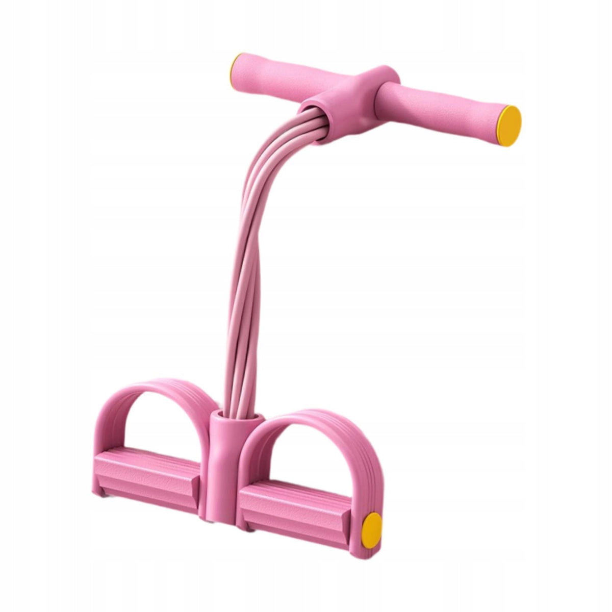 Elastic Pedal Resistance Band Multifunction Yoga Tension Rope for Arm Pink