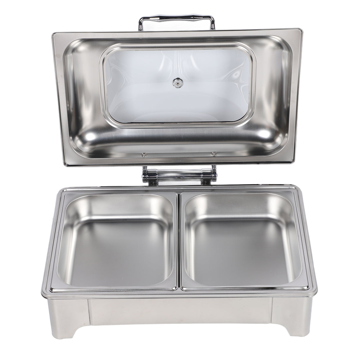 Electric Buffet Server With Visible Lid 9L 400W Steel 4X