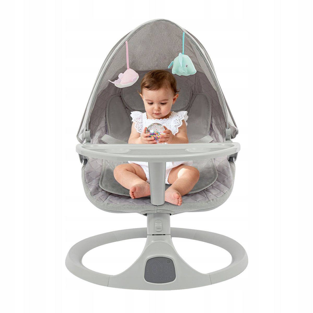 Electric Infant Swing, Baby Bouncer and Rocker,Swing for Newborns Remote