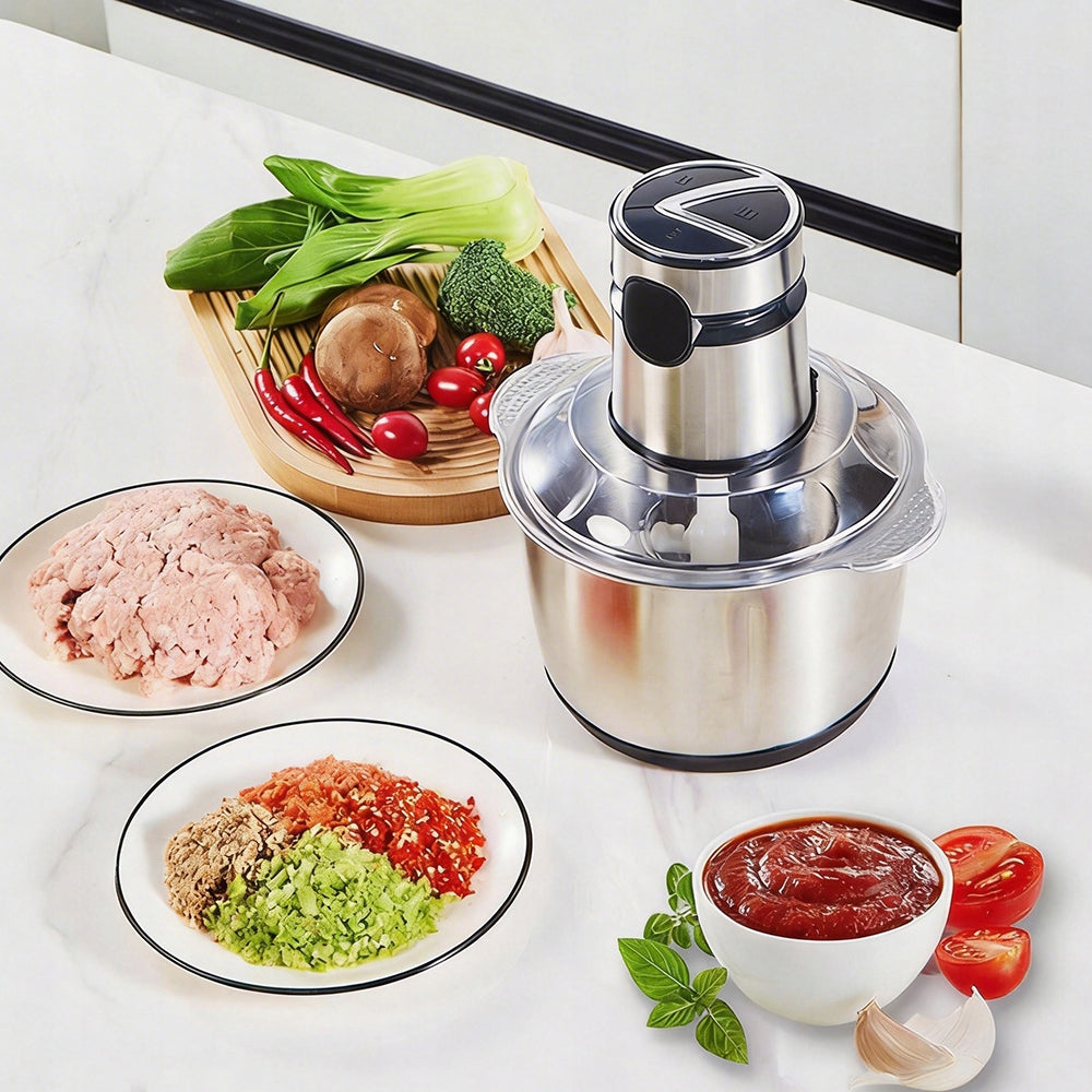 Electric Meat Grinding Machine 200w 3 Gears Machine Set Strong Packaging status original