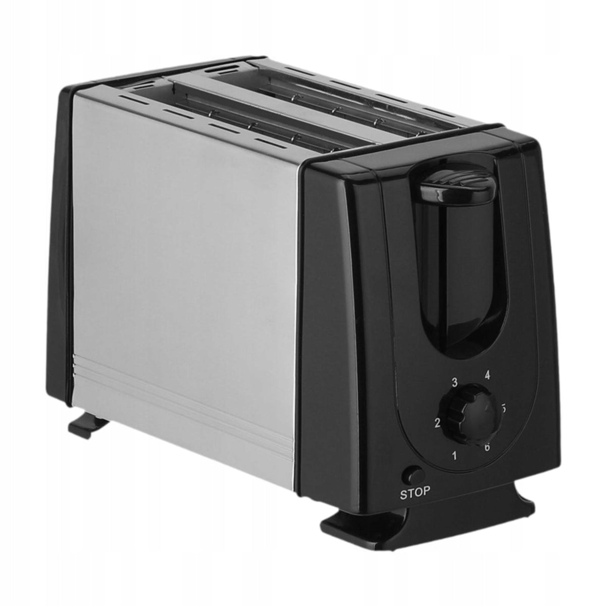 Electric Toaster 6 Gears EU Plug Easy to Clean Fast Heating Automatic