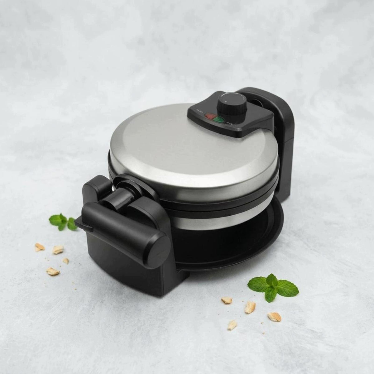 Electric Waffle Machine Nonstick Surface Breakfast Appliance Packaging status original