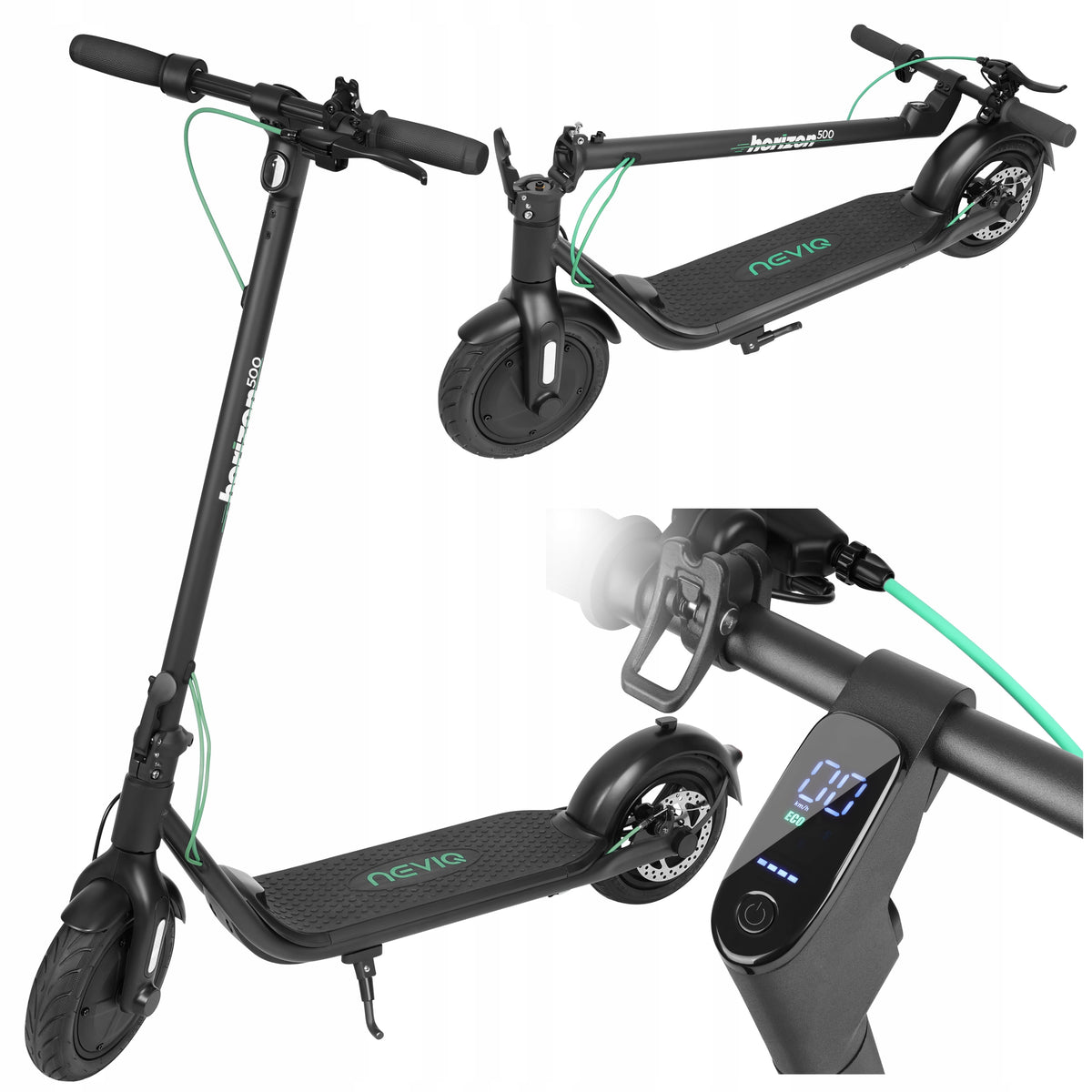 Electric scooter for adults foldable NEVIQ 500W Large RANGE 38km