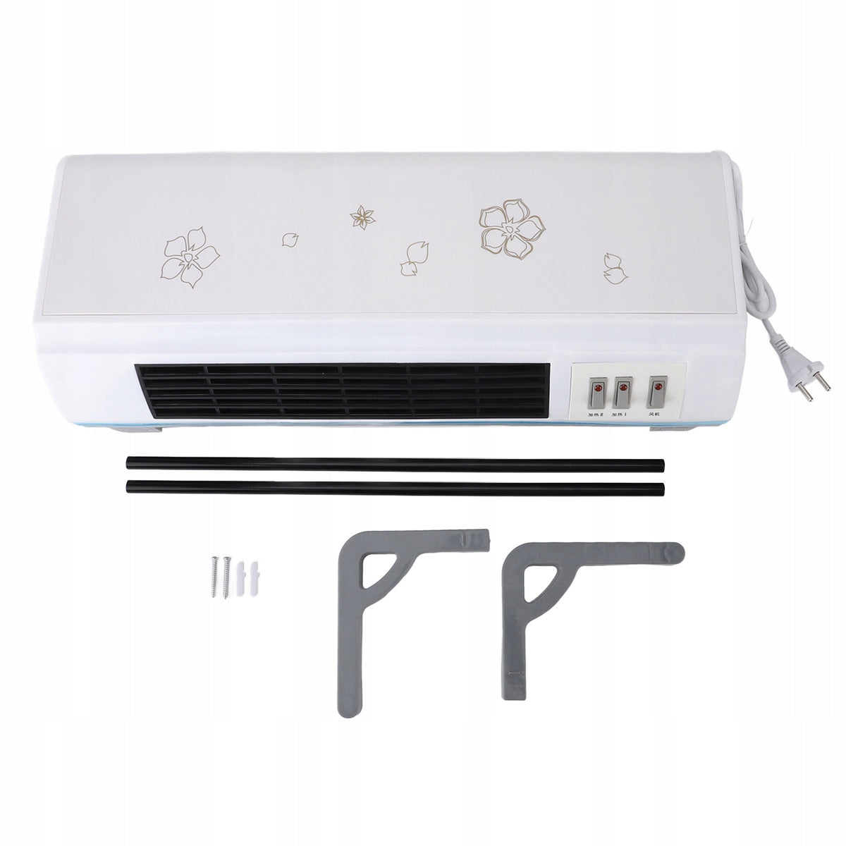 Electric wall heater, PTC ceramic wall heater, EU plug 2