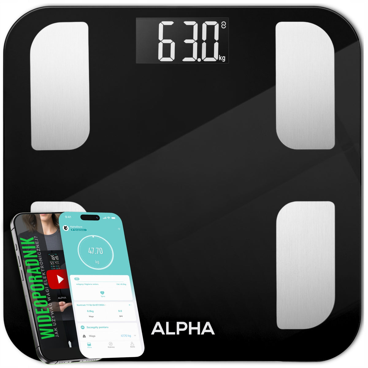 Electronic Bathroom Scale Alpha - Application in Polish Analytical BMI