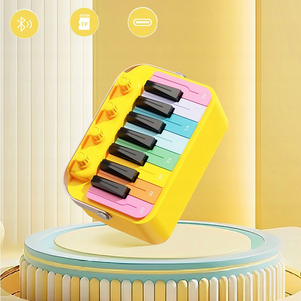 Electronic Piano Style Bluetooth Speaker with RGB LEDs Model other